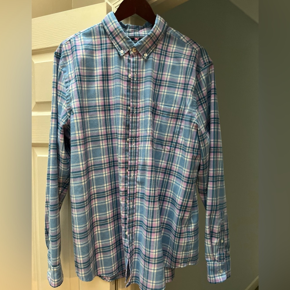 Vineyard Vines Multicolor Plaid Men's Shirt